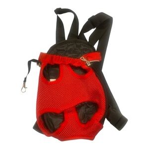 Red Pet Carrier Backpack